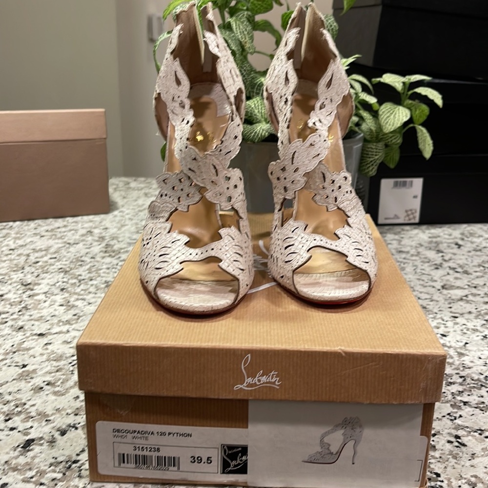 Louboutin Decoupadiva 120 Python Size 39.5 - image 3